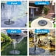 thumbnail image 2 of Bomba de fuente solar de 3W con batería incorporada, bomba de fuente de agua flotante solar para baño de pájaros, pecera, estanque, piscina, jardín y exteriores, 2 of 5