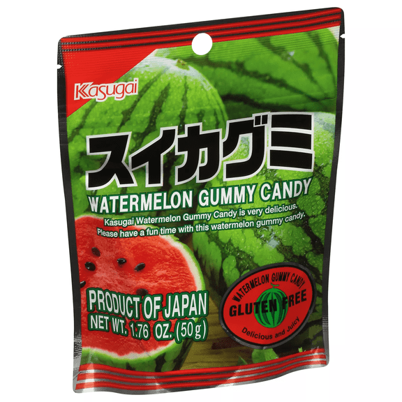 Kasugai Watermelon Gummies 1.76 Oz - Pack Of 12