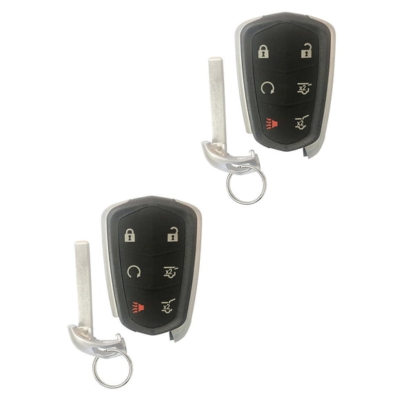 2 Car Replacement Keyless Entry Remote Key Fob for 2015-2020 Cadillac Escalade 315Mhz HYQ2AB