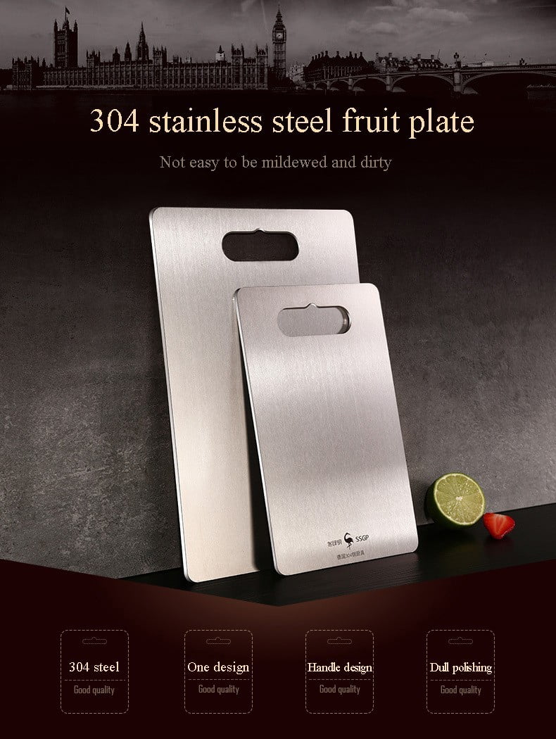  HOHXFYP Standing Cutting Board,Food Grade PP Stainless