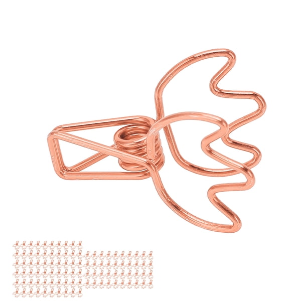 Clips De Carpeta En Forma De Corona, Lindos Clips De Carpeta De 100 Piezas Multiusos, Hierro Conveniente Para El Manual Para Suministros De Oficina Para Boletos ANGGREK Otros