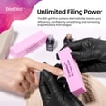 thumbnail image 3 of Bloques Pulidores de Uñas Beetles Pro 10 Piezas 180 Grit Rosa, 3 of 7