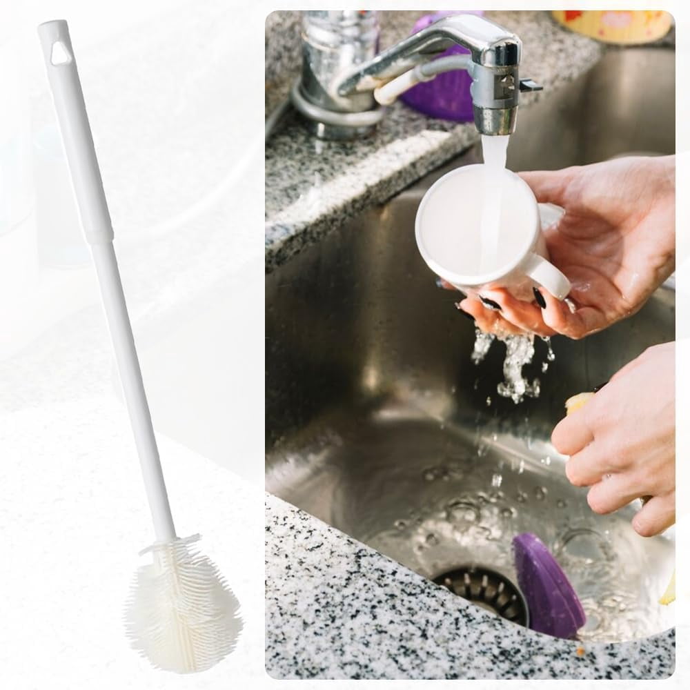 2024 New Flexible 360 Degrees Soft Bristle Silicone Cup Brush (1)