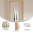 thumbnail image 4 of Emma + Oliver 48" x 30" Rectangular Wall Mirror with Gold Frame and Silver Backed Glass for Clarity for Entryways, Bathrooms & More, 4 of 12