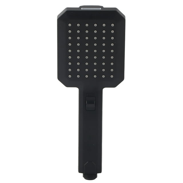 Cabezal de ducha de mano de alta presión G1/2 que ahorra agua para baño, color negro