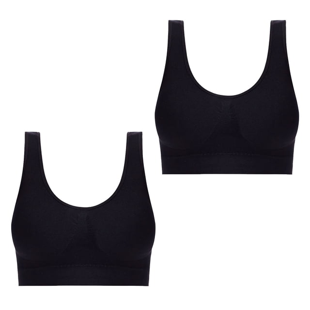 AherBiu 2pc Plus Size Sports Bras for Women Large Bust High Support Padded Bralettes Seamless Workout Underwear
