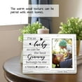 thumbnail image 3 of Picture Frame Gift for Mom Grandma, Personalized Picture Frame, Birthday Christmas Gift for Nana - I'm as Lucky as Can Be the Best Grammy Belongs to me12P058, 3 of 6
