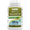 Best Naturals Flaxseed Oil 1000 mg 240 Softgels | Healthy Immune Supplement