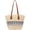 Beige Blue, variant on 2026 Women's Straw Tote Bag Large Summer Raffia Shoulder Bag Woven Beach Handbag Vacation Travel Purse For Women