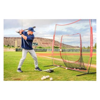 Filet Rebondisseur Portable Pour Softball/baseball - 3x3 Pieds, Cadre Acier, Entrainement Solo