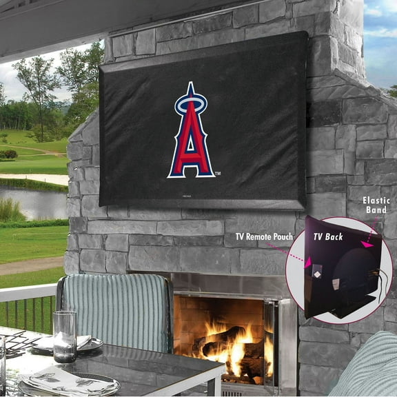 Black Los Angeles Angels 35" x 25" TV Cover