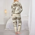 thumbnail image 5 of Bingfone Womens Pajama Sets Cows On The Farm Print,Long Sleeve Loungewear Pajamas Set-X-Large, 5 of 9