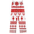 thumbnail image 6 of AINIYS Womens Christmas Pajamas Sets 2 Piece V Neck Loungewear Sets Comfy Long Sleeve Matching Pants Xmas Outfits with Pocket Red M, 6 of 7