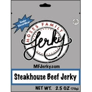 Moses Family Jerky, Steakhouse Beef Jerky, 2.5 Ounce, Tender Sliced Meat