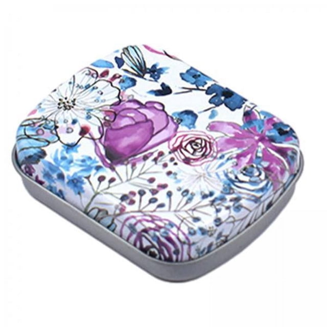 5x Caja de Lata Pequeña con Tapa, Caja de Almacenamiento Vacía, Contenedor de Almacenamiento para Dulces, Pin de Dibujo, Baratija, Fabricación de Vela 5 piezas