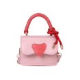 thumbnail image 4 of Bolsa Mini de hombro para mujer Love Heart Shape Leather Hit Color Crossbody Satchel Bag Tmvgtek Para Estrenar, 4 of 9