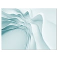 thumbnail image 2 of Fractal Large Blue 3D Waves - Abstract Canvas Art Print, 2 of 3