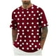 thumbnail image 1 of Camisetas de Manga Larga para Hombre de Algodón, Impresión Cuello Redondo Moda Casual Camisetas de Manga Corta para Diario Y Casual, 1 of 5