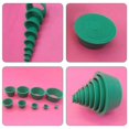 thumbnail image 5 of Filtering Funnel Rubber Stopper Chemistry Tools Laboratory Equipment Green Durable Material Secure Connection Preventing Leaks 2sets, 5 of 5