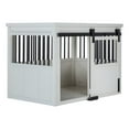 thumbnail image 5 of New Age Pet ECOFLEX® Homestead Sliding Barn Door Dog Crate - Antique White, 5 of 9