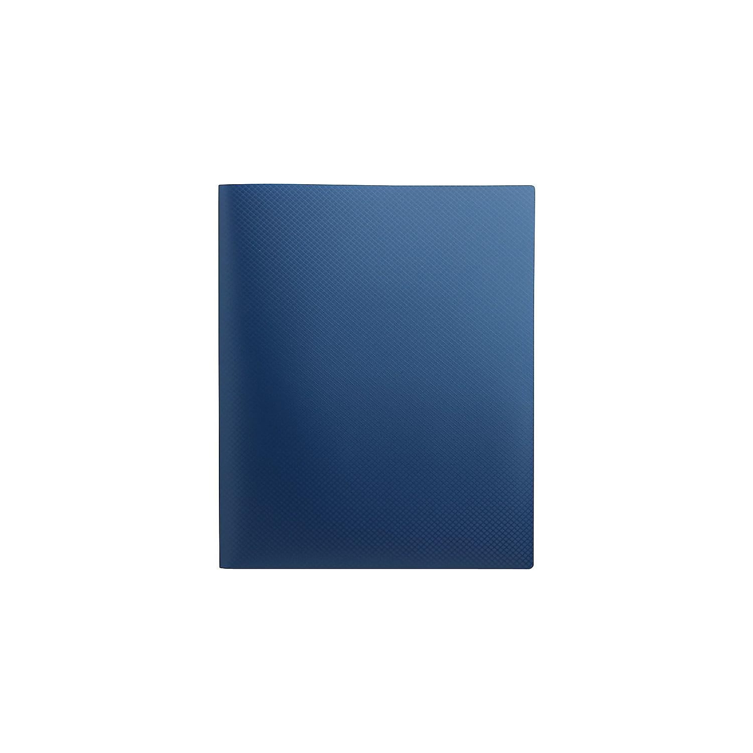 Staples Poly 2-Pocket Presentation Folder Blue (21624-CC/20644) 654240