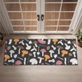 thumbnail image 2 of Colorful Mushroom Mixed Black Pattern Door Rugs,Washable Non Slip Door Mats Indoor,Decorative Door Mats,Entry Mat Indoor for Entrance,Bedroom,Kitchen,Bathroom,16"x47", 2 of 6