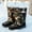 Camouflage, variant on YOUSNH Mens Couple Boots Winter Warm and Cold Splash Proof Water Hook Loop Plush Thickened Snow Boots Men's Boots Black 11.5