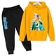 thumbnail image 3 of Conjunto de chándal de Disney Frozen para niñas, sudaderas y pantalones con capucha de Frozen Elsa, ropa deportiva para niños, traje deportivo de moda, 3 of 5