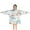 White Boho Bohemia, variant on White Boho Bohemia Rainbow Clouds Sun Pattern Blanket Hoodies for Kids 6-13YR Oversize Wearable Blanket Hoodies for Boys Girls Teens