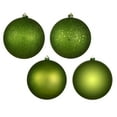 thumbnail image 2 of Vickerman 6" Juniper Green 4-Finish Ball Ornament Assortment, 4 per Box, 2 of 6