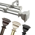 thumbnail image 2 of Domovina Blythe 1" Double Curtain Rod-Color:Black,Size:160-240", 2 of 3