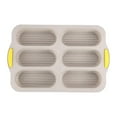 thumbnail image 1 of Bakeware Bakeware 6 Cavity Silicone Bread Pan Non Stick Foldable Loaf Pan for Homemade Breads Easy Release Dishwasher Safe Local Stock, 1 of 4