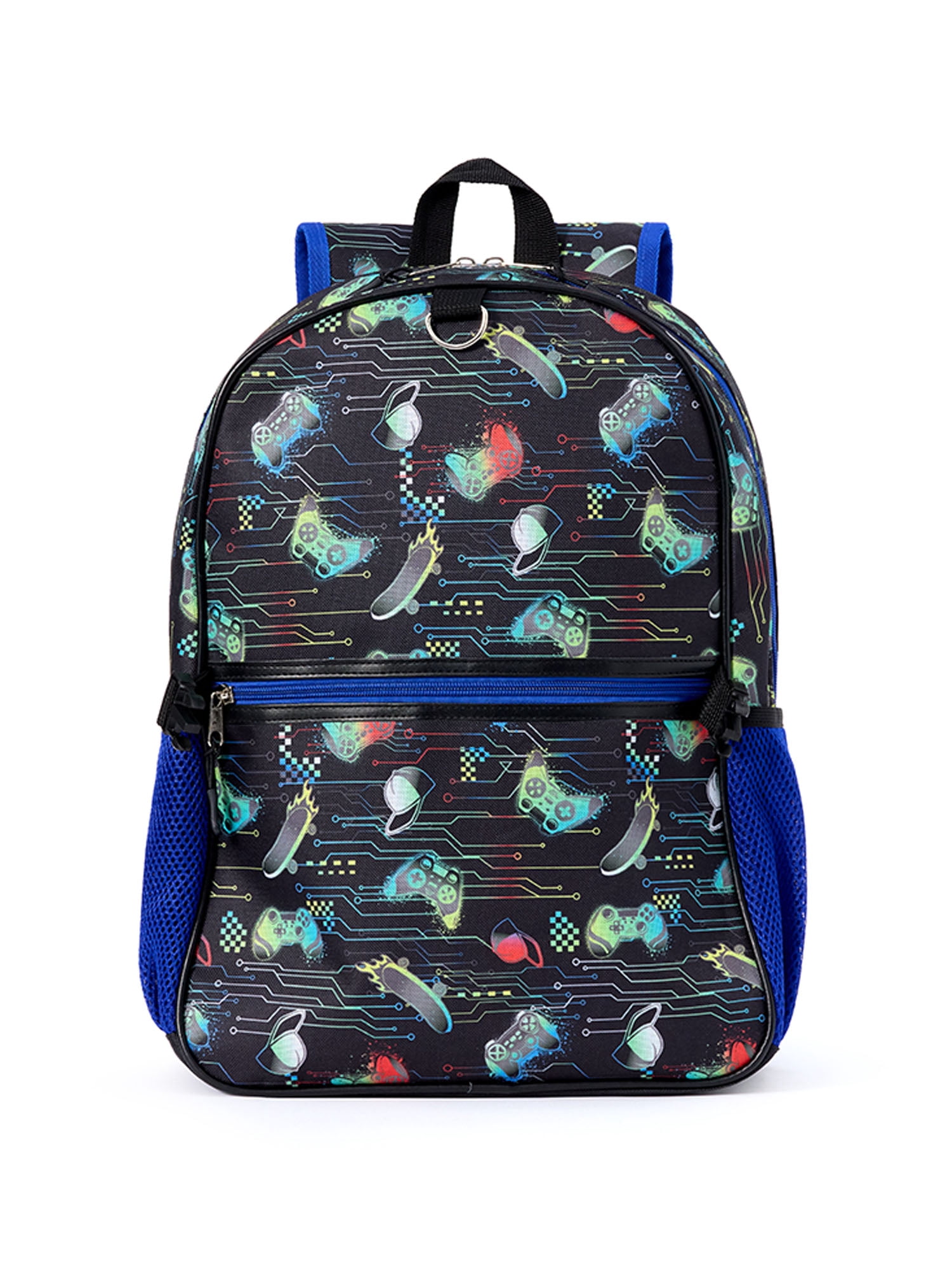 Schoolyard Vibes 17" 3 Piece Backpack Set with Headphones and Kids Lunch Box