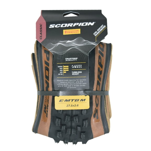 Pirelli Scorpion E-MTB M 27.5 x 2.6 Tubeless Ready Mountain Bicycle Tire
