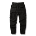 thumbnail image 4 of XDZJLR Mens Pants Casual Autumn And Winter Loose Straight Pocket Thick Overalls Pant, 4 of 4