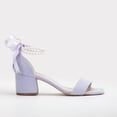 thumbnail image 1 of Illy - Zapatos de tacón color lila con perlas lila 24.5 CM, 1 of 9