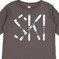 thumbnail image 4 of Inktastic Ski Rough Text Dark Boys Long Sleeve Toddler T-Shirt, 4 of 5