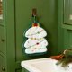thumbnail image 4 of Toallas de mano navideñas para niños | Toallas festivas de cocina y baño con lazo para colgar | Franela suave para secarse las manos y decorar, 4 of 6