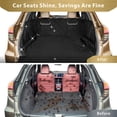 thumbnail image 2 of F-color SUV Cargo Liner para perros – Forro impermeable para carga de mascotas, cómodo protector de parachoques para perro, a prueba de arañazos, antideslizante, ajuste universal, SUV, sedanes, malete, 2 of 4