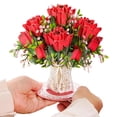 thumbnail image 4 of Tarjeta pop-up 3D de ramo de flores Paper Love 25 x 18 cm, 4 of 7