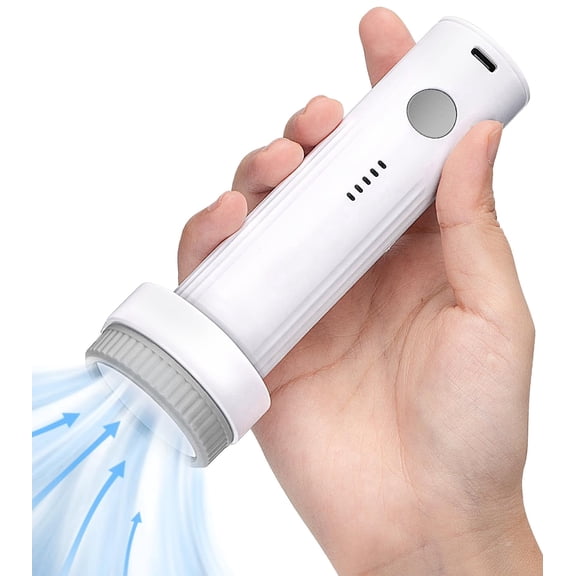6.0Kpa Cordless Electric Vacuum Pump for Storage Bags, USB Rechargeable Portable Vacuum Sealer for Travel Air Pump Compression Bag Pumps for Clothes Blankets Bedding, Grey (No bags)
