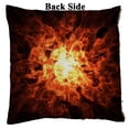 thumbnail image 2 of PKQWTM Computer Generated Fireball Explosion Black Space Reversible Mermaid Cushion Cover Home Decor Sequin Pillow Case Size 18x18 inches, 2 of 2