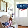 thumbnail image 6 of Chmadoxn Arched Patriotic Fan Flags - Semi-Circle July 4th Outdoor Banner Set, Heavy Duty -Free Hanging for Porch & Cemetery Decor​​, 6 of 6