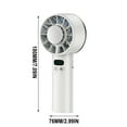 thumbnail image 4 of XGFHYJEH Hand Held Fan, Mini Fan Handheld, Hand Held Fan Rechargeable, Portable Folding Hand Held Cooling Fan, 4 of 4