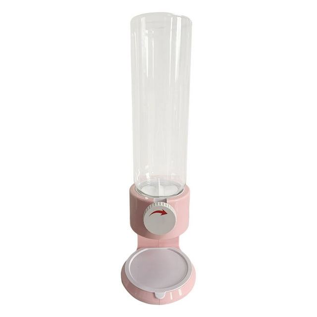 jifeng Cereal Dispenser Dry food Container Machine/Countertop Storage Food, for Cereal, Pink