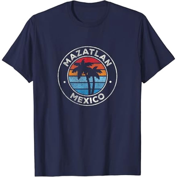 Mazatlan Mexico Vintage Graphic Retro 70s T-Shirt
