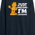 thumbnail image 3 of Garfield - Pretend I'm Listening - Men's Long Sleeve T-Shirt, 3 of 5