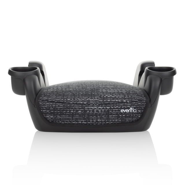Asiento Elevador Evenflo GoTime Sin Respaldo Negro Estático
