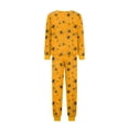 thumbnail image 5 of Racifhz Family Matching Pajamas Halloween Loungewear Set Long Sleeve Sleepwear Top and Pants Cozy Holiday Nightwear Matching PJs for Family Halloween Gifts and Autumn Fall Decor, Women Size:XL, 5 of 6
