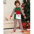 thumbnail image 2 of Family Christmas Pajamas Matching Sets Red Stripe Xmas Holiday Sleepwear Jammies Long Sleeve PJs Outfits, 2 of 5